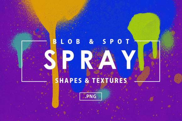 101 Blob Spot Spray Shapes: A Creative Resource for Designers and Artists
