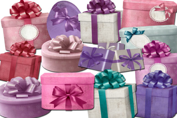 Christmas Gift Box Clip Art