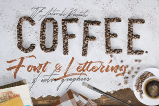 Coffee Beans - Font Lettering: A Creative Solution for Designers