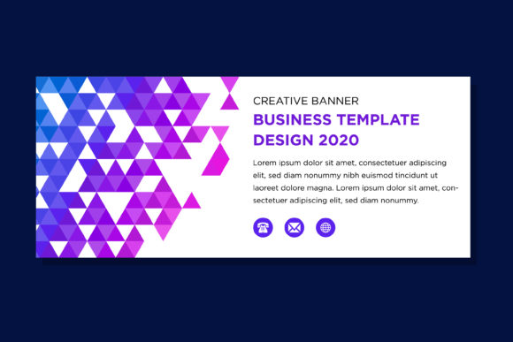 Horizontal Banner Triangle Pattern: A Modern Design Solution