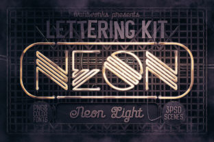 Neon Light Lettering Kit: A Creative Tool for Modern Designers