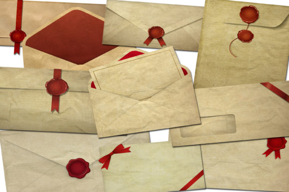 Old Digital Envelope: Vintage Style for Modern Use