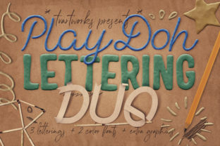 Play-Doh Lettering Duo: Creative 3D Lettering for Designers and Creators