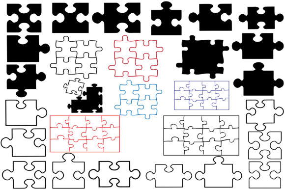 Puzzle Silhouettes: Creative Solutions for Designers and Crafters
