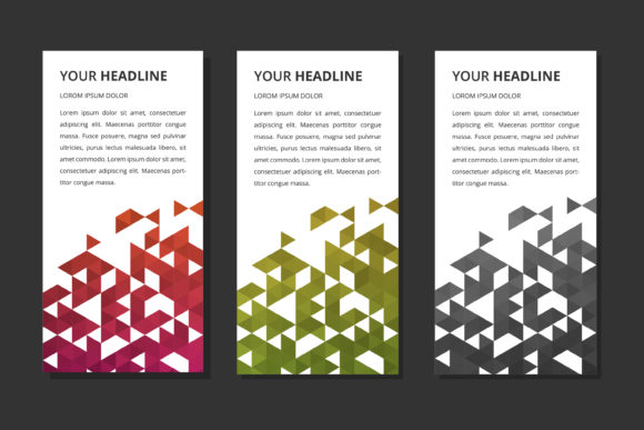 Roll Up Banner Triangle Polygonal: A Strategic Design for Modern Branding