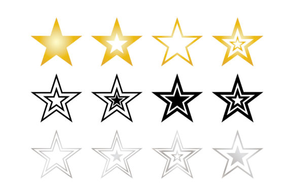 Stars Clip Art Set: A Versatile Design Resource for Professionals and Creatives