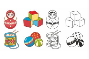 Toys for Kids in the Sandbox